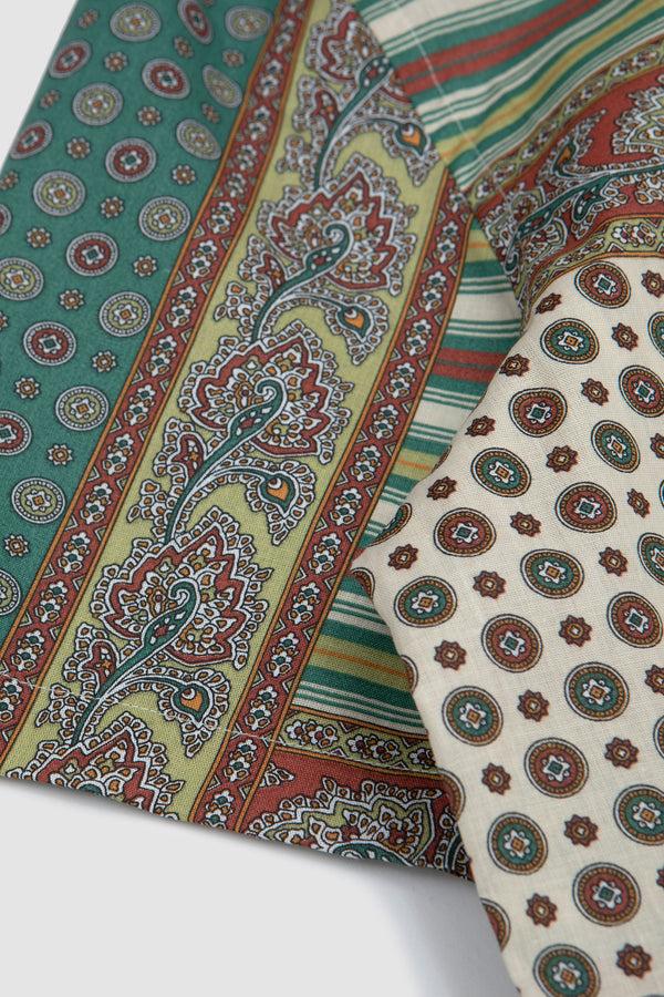 Sportivo Store Camp Colar Shirt Provencal Patchwork Print