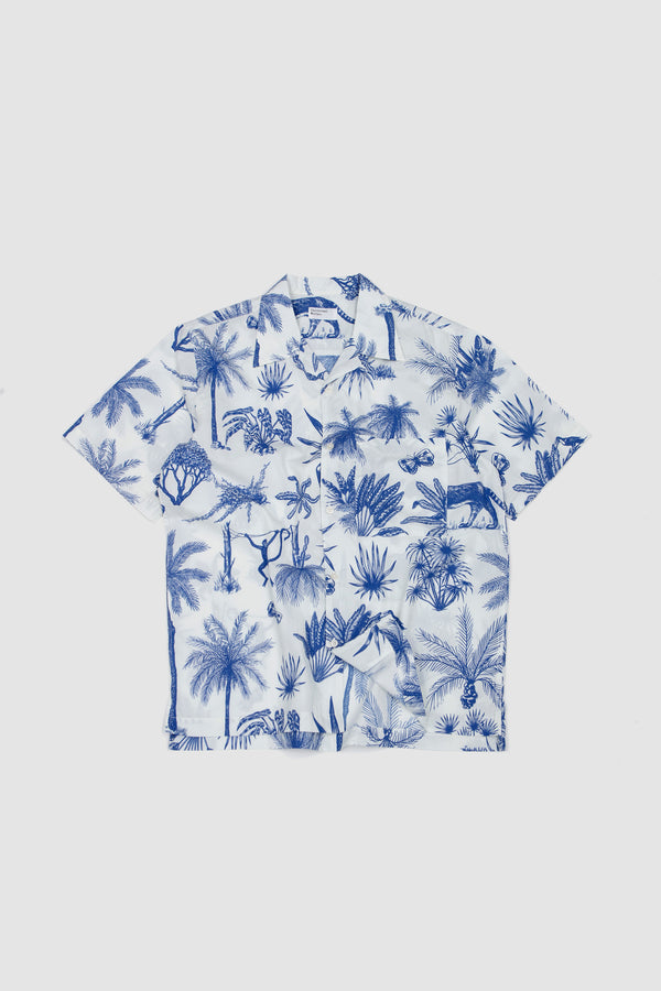 sportivo store Camp Shirt Jungle Toile Poplin White