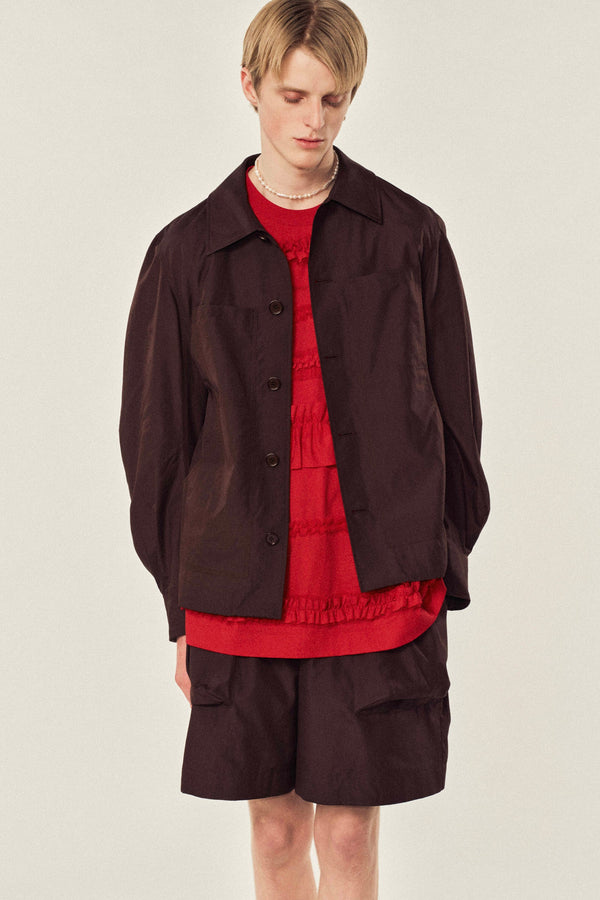 Sportivo Store Cargo Pocket Drawstring Shorts Chocolate