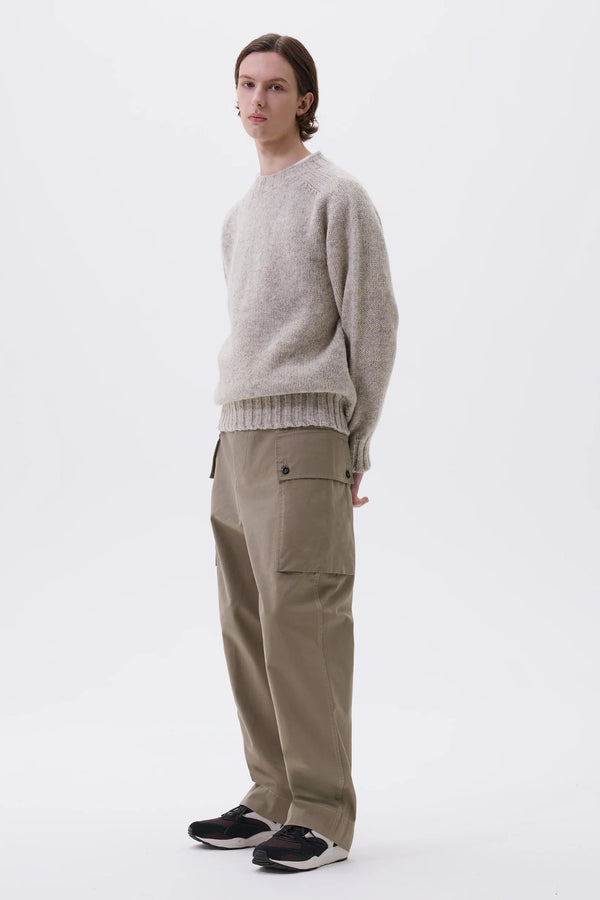 sportivo store Cargo Pocket Trousers Plain Cotton Drill Taupe