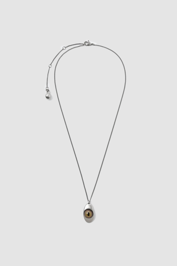 sportivo store Cat Eye Pendant Necklace Light Chestnut