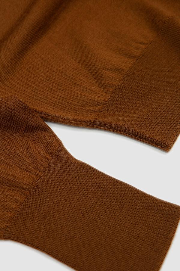 Sportivo Store Cotswold Extra Fine Merino Wool Polo Shirt Keats Bronze