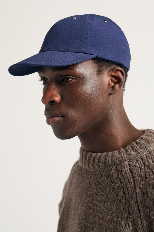 Sportivo Store Cotton Ripstop 6-Panel Cap Workwear Blue