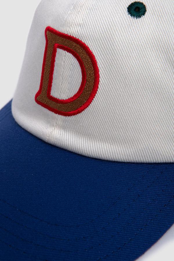 Sportivo Store D Knitted Applique Baseball Cap Ecru/ Green/ Blue