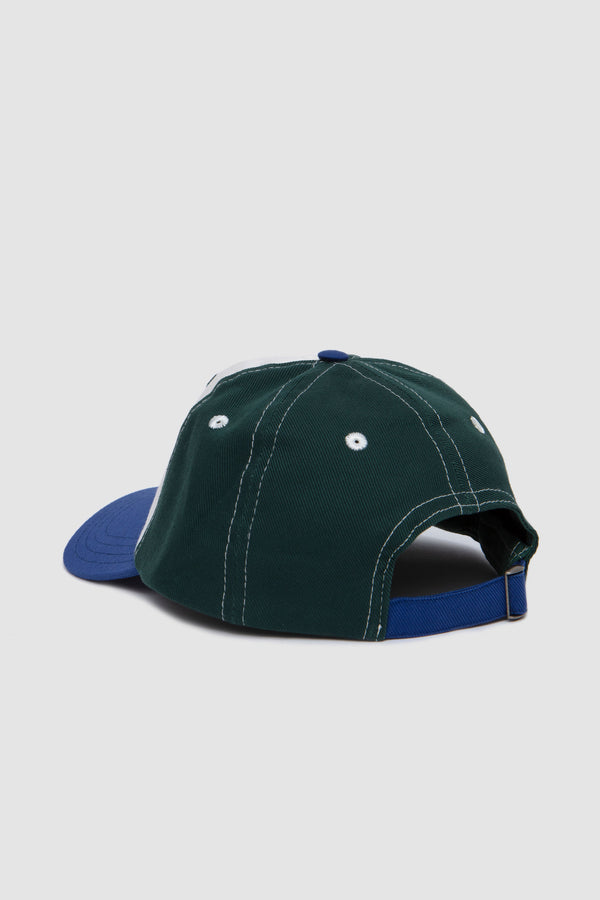 Sportivo Store D Knitted Applique Baseball Cap Ecru/ Green/ Blue
