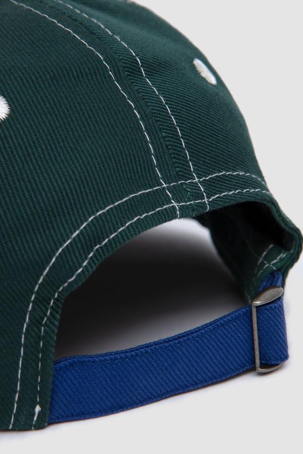 Sportivo Store D Knitted Applique Baseball Cap Ecru/ Green/ Blue