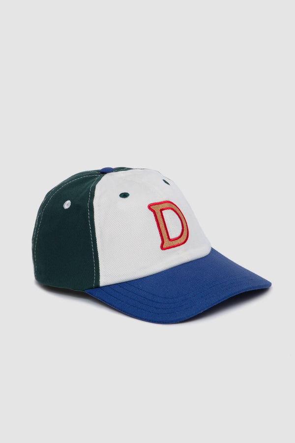 sportivo store D Knitted Applique Baseball Cap Ecru/ Green/ Blue