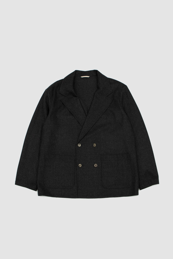sportivo store Double Breasted Jacket Anthracite Prince of Wales