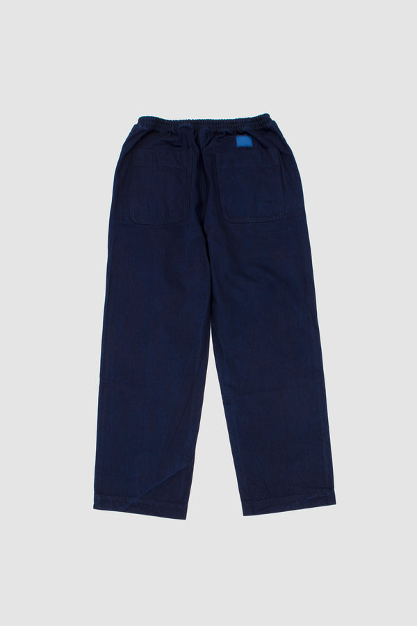 Sportivo Store Double Face Denim Cotton Painter Pants Blue