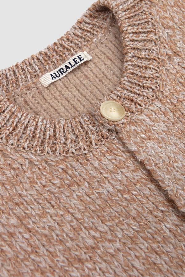 Sportivo Store Double Faced Wool-Alpaca Cardigan Beige