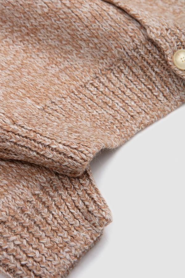 Sportivo Store Double Faced Wool-Alpaca Cardigan Beige