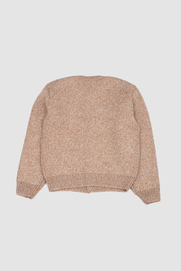 Sportivo Store Double Faced Wool-Alpaca Cardigan Beige
