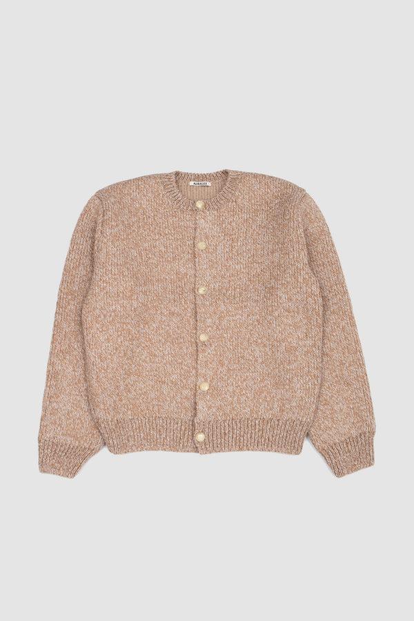 sportivo store Double Faced Wool-Alpaca Cardigan Beige