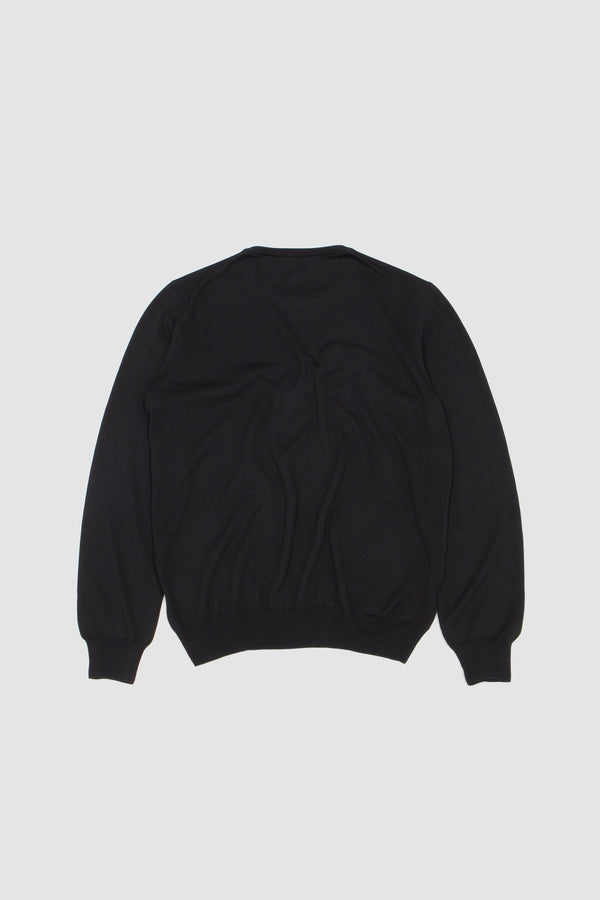 Sportivo Store Egyption Cotton Crew Neck Sweater Black