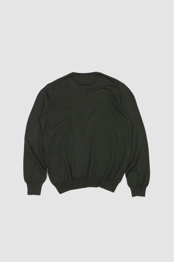 Sportivo Store Egyption Cotton Crew Neck Sweater Green