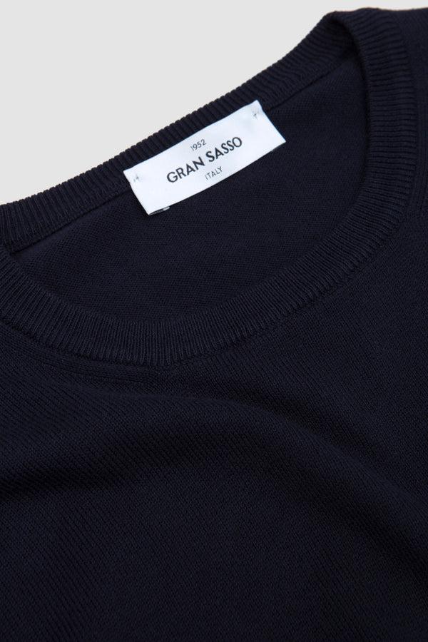 Sportivo Store Egyption Cotton Crew Neck Sweater Navy