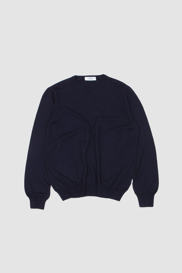 sportivo store Egyption Cotton Crew Neck Sweater Navy