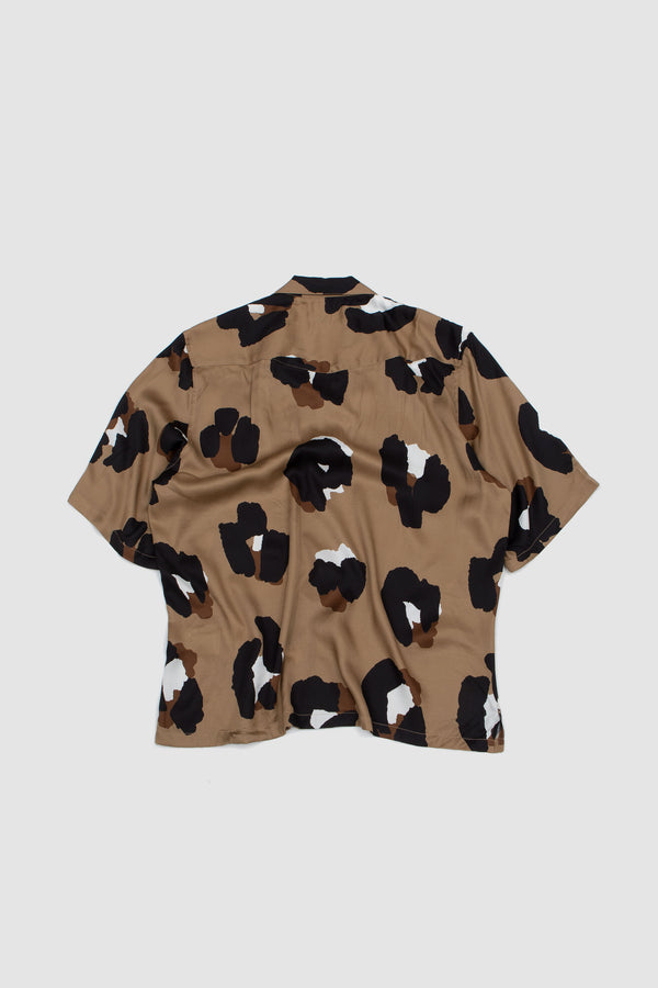 Sportivo Store Eren SS Leo Print Shirt Tofee/ Black/ Brown/ White