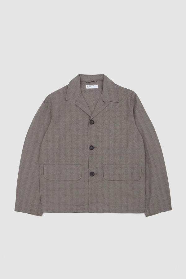 sportivo store Franck Jacket Wales Glen Check Grey Brown