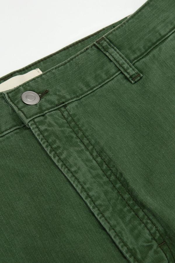 Sportivo Store Genua Jeans Chevron Green Herringbone