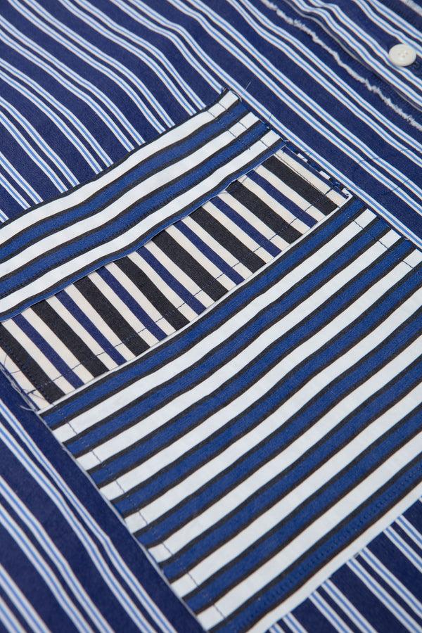 Sportivo Store Hamnet Rawedge Shirt Paper Cot Stripe As Is