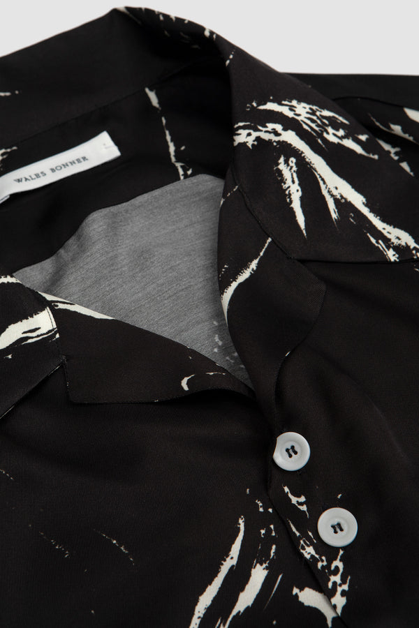 Sportivo Store Highlife Bowling Shirt Mcnish Black/ White