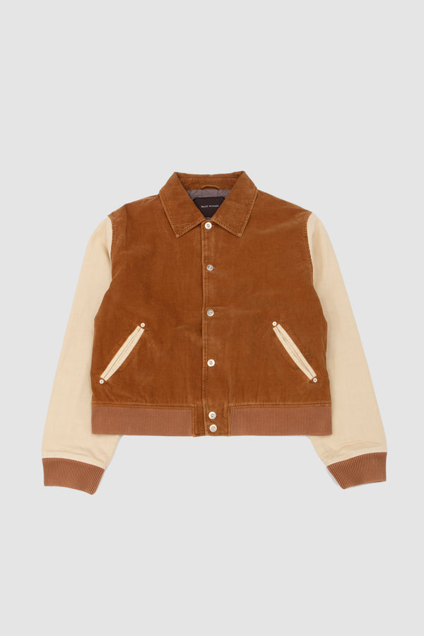 sportivo store Homecoming Varsity Jacket Brown/ Sand