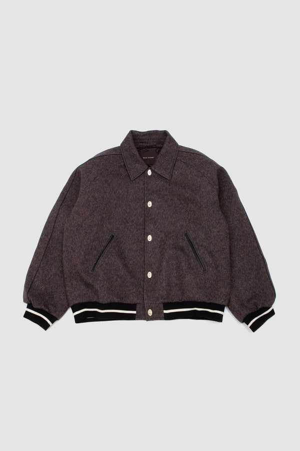 Sportivo Store Homecoming Varsity Jacket Grey Melange