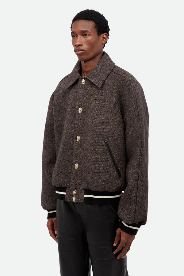 sportivo store Homecoming Varsity Jacket Grey Melange