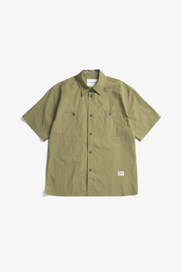 sportivo store Ivan Tech Poplin SS Shirt Moss Green