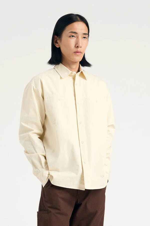 sportivo store Julius Mineral Dyed Oversize Shirt Ecru