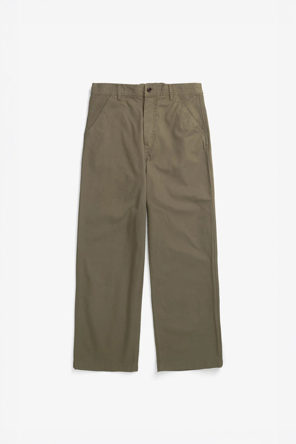 Sportivo Store Kvitfjell Relaxed Cotton Twill Pant Olive Night