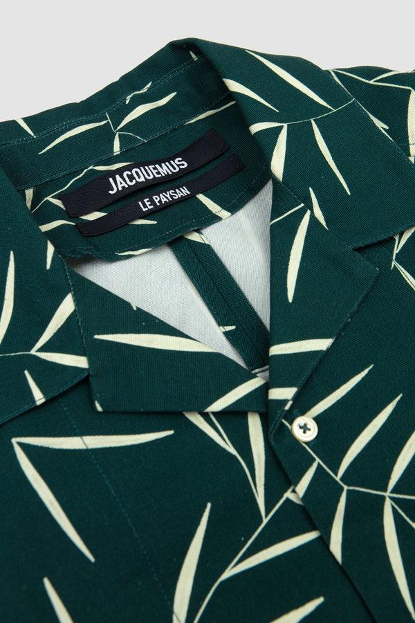 Sportivo Store La Chemise Fonccio Print Foliage Dark Green