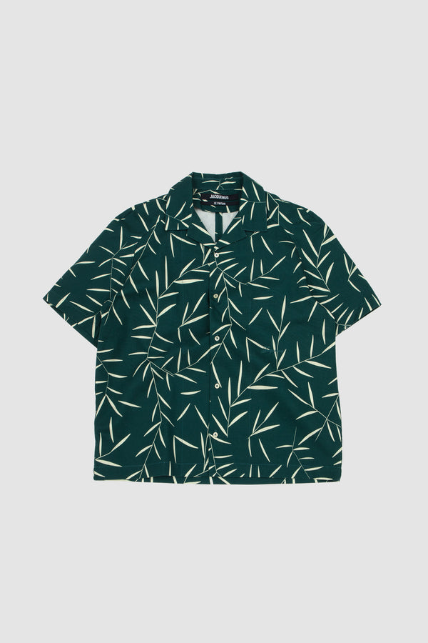 sportivo store La Chemise Fonccio Print Foliage Dark Green