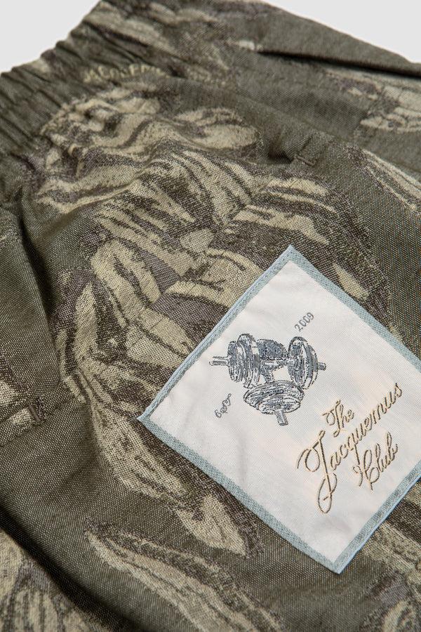 Sportivo Store Le Short Aloe Jacquard Banane Logo Khaki