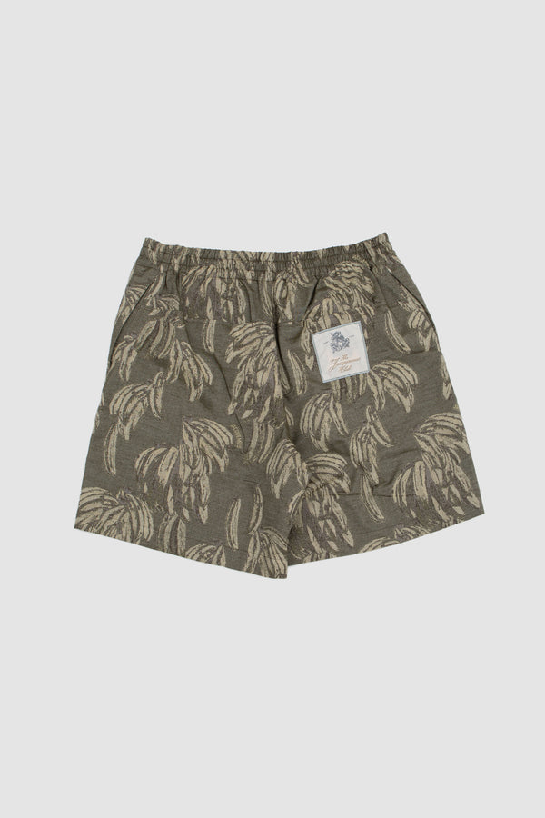 Sportivo Store Le Short Aloe Jacquard Banane Logo Khaki