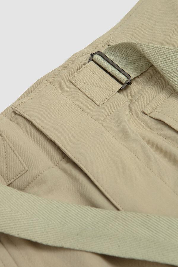 Sportivo Store Light Cotton Wool Viyella Cargo Pants Light Khaki