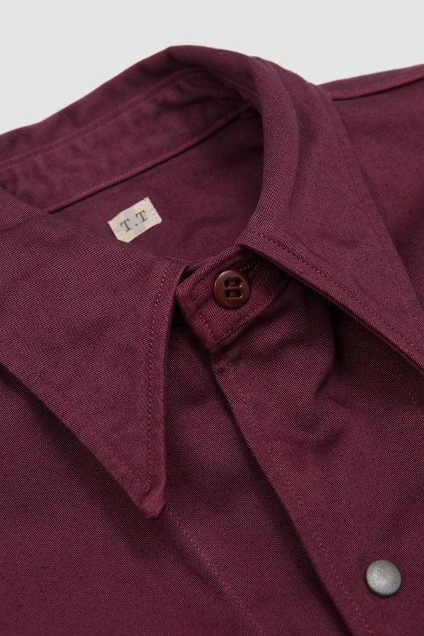Sportivo Store Lot.324 USMD Convalescent Jacket Natural Dyed Burgundy