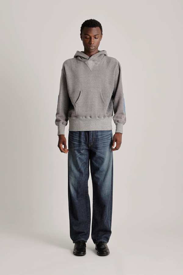 sportivo store Lot.606 Hooded Sweatshirt Bleached Heather Grey