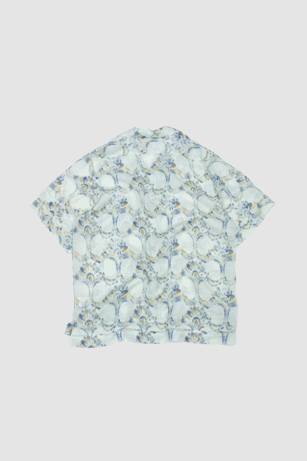 Sportivo Store Lotus Bowling Shirt Pale Teal/ Olive/ Lavender