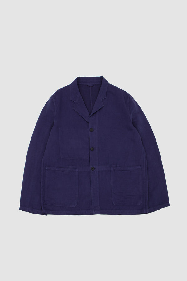 sportivo store Marne Single Linen Mix Jacket Indigo