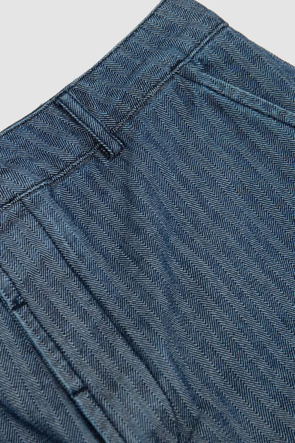 Sportivo Store Military Chino Denim Herringbone Indigo
