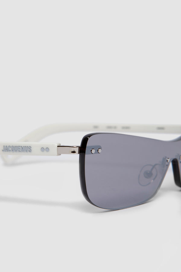 Sportivo Store Mirada Sunglasses Beige White/Silver/Silver Mirror