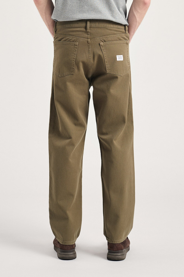 Sportivo Store Mogens Relaxed 5 Pocket Heavy Twill Pants Olive Night