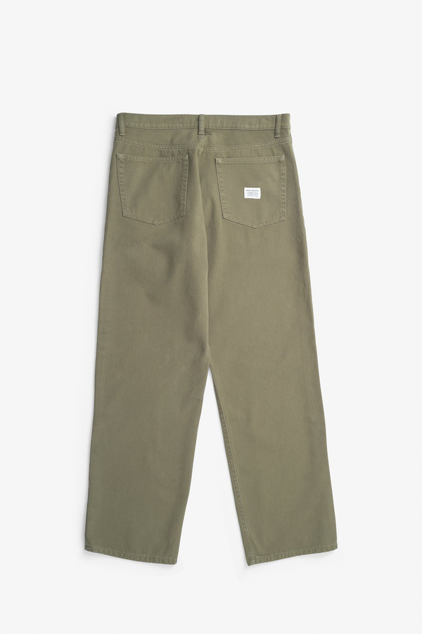 Sportivo Store Mogens Relaxed 5 Pocket Heavy Twill Pants Olive Night
