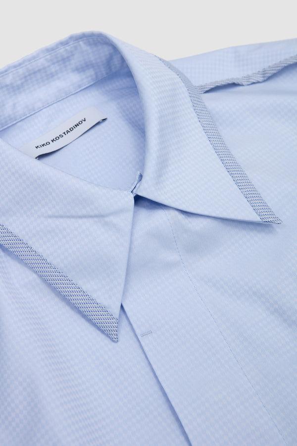 Sportivo Store Murad Shirt Sky Blue Harlequin/ Blue Twill