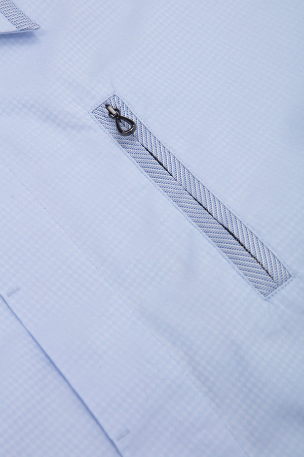 Sportivo Store Murad Shirt Sky Blue Harlequin/ Blue Twill