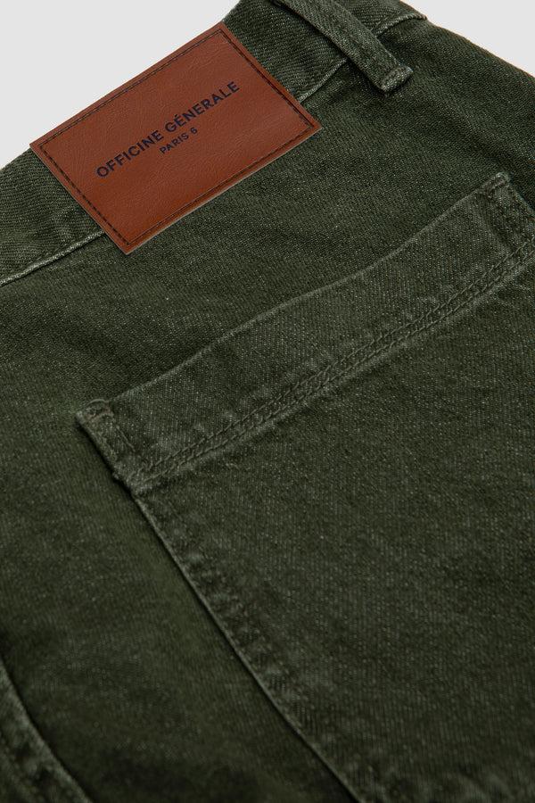 Sportivo Store Nemir Piece Dye Rec. Cotton Jeans Olive Night