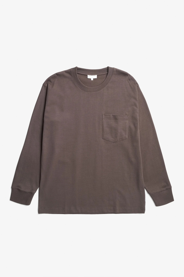 Sportivo Store Norse Standard Heavy Loose LS T-Shirt Seal Brown