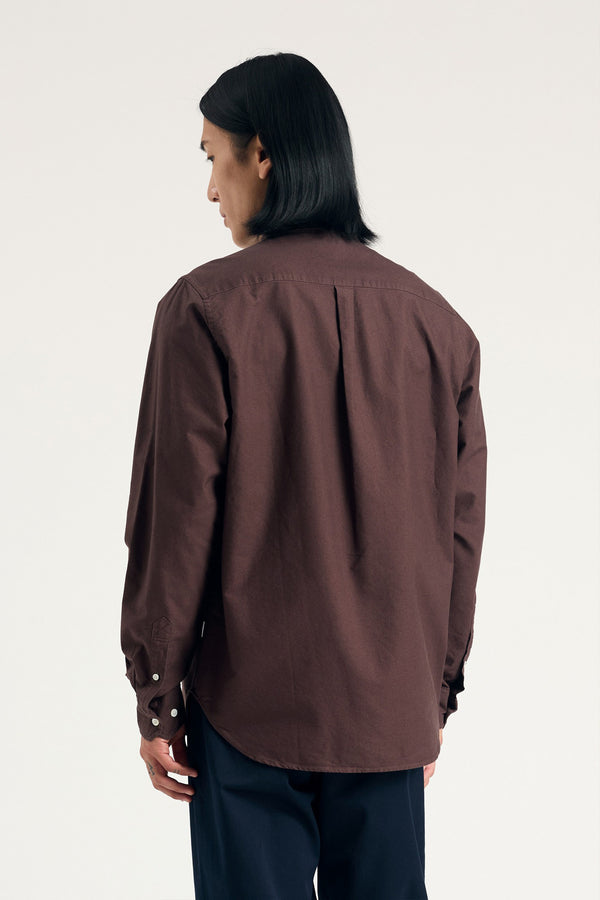 Sportivo Store Norse Standard Oxford BD Shirt Seal Brown